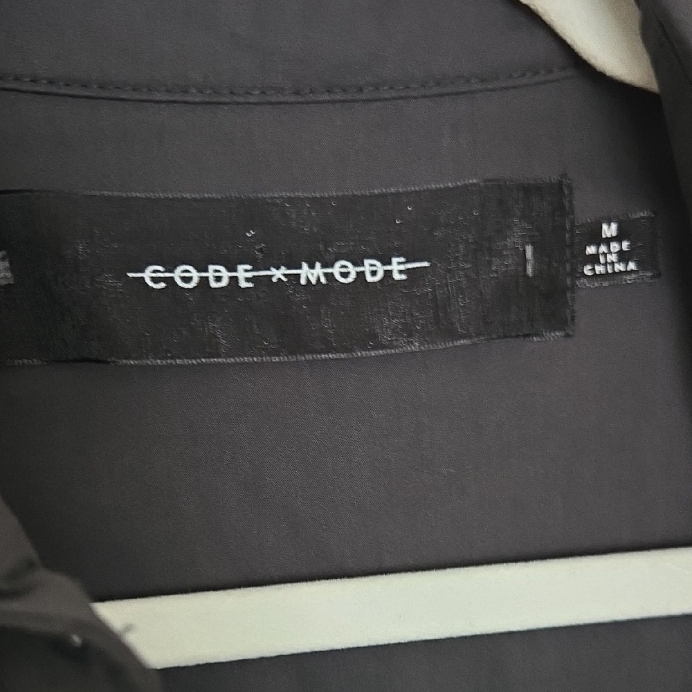 Code X Mode Black Flutter Hem Longsleeve Button F… - image 3